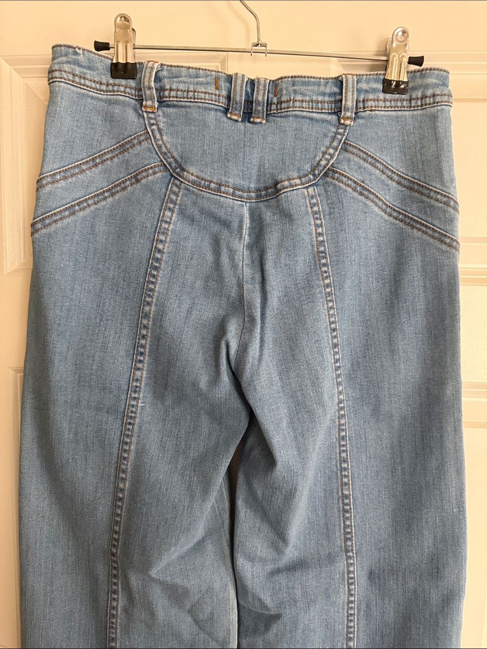 Free People Light Blue High-Rise Wide-Leg Jeans EUC ~ Sz. 29 (8) - Picture 7 of 7